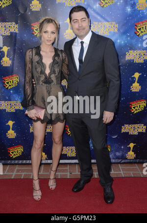 Burbank, CA, USA. 22. Juni 2016.  Laura Vandervoort. Anreise für die 42. Annual Saturn Awards statt auf der Castaway. Bildnachweis: Birdie Thompson/AdMedia Credit: Birdie Thompson/AdMedia/ZUMA Draht/Alamy Live-Nachrichten Stockfoto