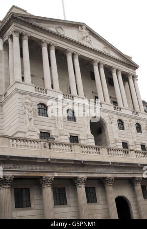 London, UK. 23. Juni 2016. Die Bank of England, auf den Tag des EU-Referendums in London, UK, 23. Juni 2016 abgebildet. Foto: MICHAEL KAPPELER/DPA/Alamy Live-Nachrichten Stockfoto