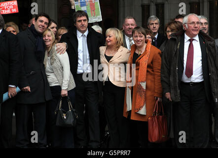 Hillsborough Obduktionen Gerichtsverfahren Stockfoto