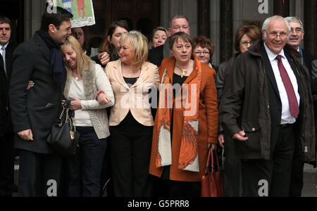 Hillsborough Obduktionen Gerichtsverfahren Stockfoto