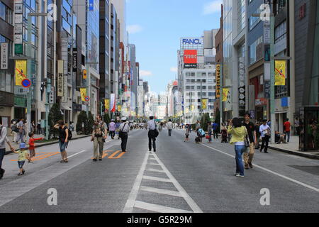 Ginza, Chuo-Ku, Tokyo Stockfoto