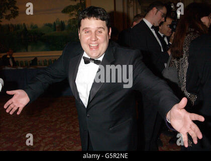 Komiker Peter Kay im Grosvenor House Hotel, London, für die RTS (Royal Television Society) Program Awards. Stockfoto