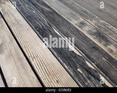 Alten verwitterten Holzplanken Hintergrund Stockfoto