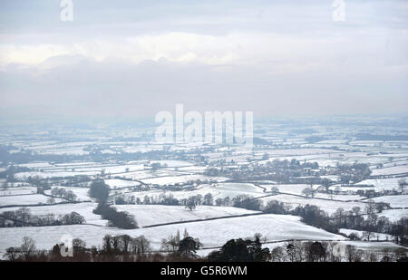 Winterwetter - 21. Jan Stockfoto