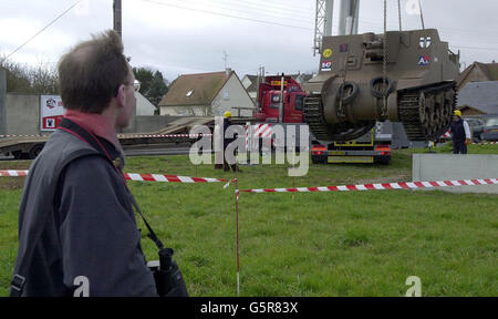 Selbstfahrende Waffe Stockfoto