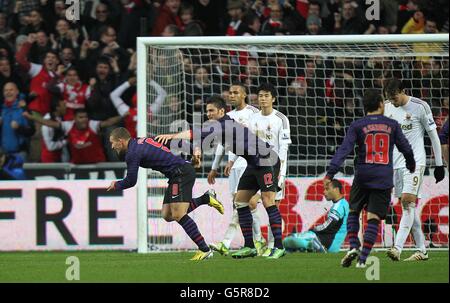 Fußball - FA-Cup - 3. Runde - Swansea City V Arsenal - Liberty Stadium Stockfoto