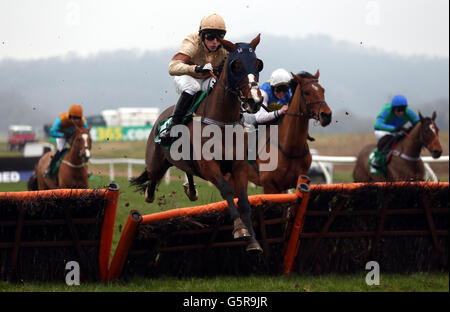 Pferderennen - Januar Verkauf Renntag - Chepstow Rennbahn Stockfoto