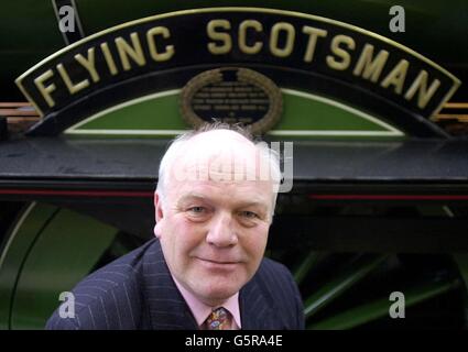 Peter Butler Chief Executive von Flying Scotsman PLC Stockfoto