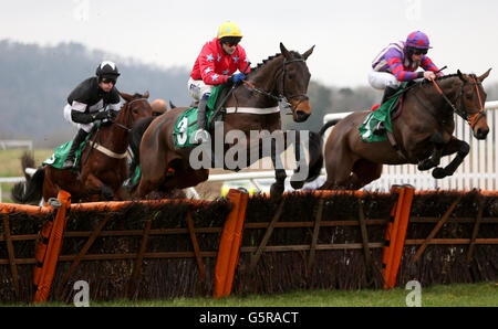 Pferderennen - Januar Verkauf Renntag - Chepstow Rennbahn Stockfoto