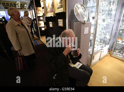 Das Mayfair Antiquitäten &amp; Fine Art Fair Stockfoto