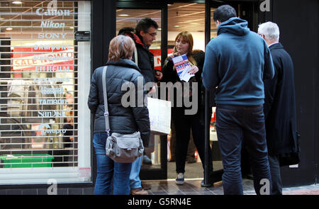 Jessops Kamera Kette schließen Stockfoto