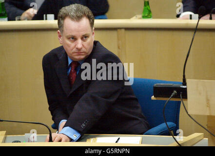 Schottisches Parlament McConnell Stockfoto