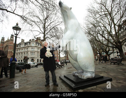 Kunst-Eisbär-Johnson Stockfoto