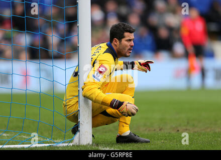 Fußball - Barclays Premier League - Queens Park Rangers gegen Tottenham Hotspur - Loftus Road. Soares Julio Cesar, Torhüter der Queens Park Rangers Stockfoto