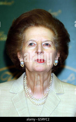 Thatcher startet Staatskunst Buch Stockfoto