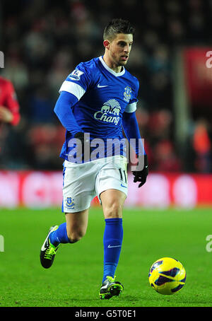 Fußball - Barclays Premier League - Southampton gegen Everton - St. Mary's. Kevin Mirallas, Everton Stockfoto