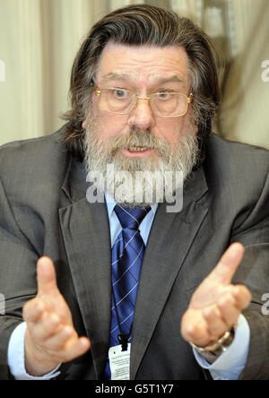 Shrewsbury 24-Pressekonferenz Stockfoto