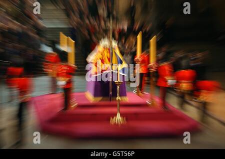 Königin-Mutter liegt im Bundesland Stockfoto