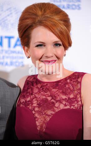 Jennie McAlpine im Pressenzimmer bei den National Television Awards 2013 in der O2 Arena, London. Stockfoto