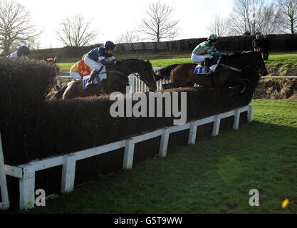 Pferderennen Sie-Leicester Racecourse Stockfoto