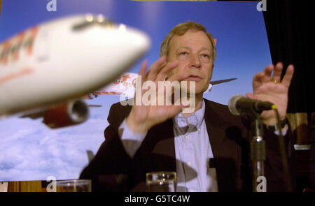 EasyJet-Erweiterung - CEO Webster Stockfoto