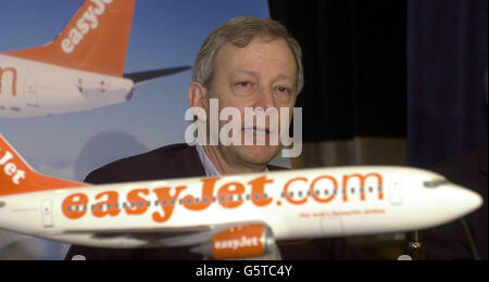 EasyJet-Erweiterung - CEO Webster Stockfoto