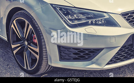 Wroclaw, Polen, 28. Mai 2016 ST Seat Leon Cupra auf Motoshow am 28. Mai 2016 in Polen Stockfoto