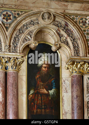 St Michael Cornhill, Kirche in der City of London, Gemälde von Aaron von Robert Streeter Stockfoto