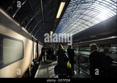 Eurostar-Lager Stockfoto