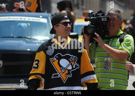 Pittsburgh Penguins Stanley Cup Siegesparade Juni 2016 Stockfoto