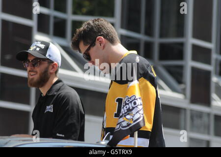 Pittsburgh Penguins Stanley Cup Siegesparade Juni 2016 Stockfoto