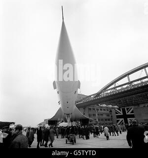 Luftfahrt - Concorde Prototyp - Toulouse Stockfoto