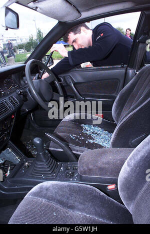 Decoy Polizeiauto Stockfoto