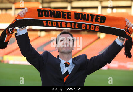 Fußball - Dundee United Press Conference - Tannadice Park Stockfoto