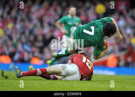 Rugby-Union - RBS 6 Nations Championship 2013 - Wales / Irland - Millennium Stadium Stockfoto