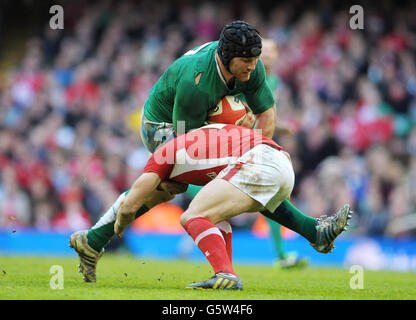 Rugby-Union - RBS 6 Nations Championship 2013 - Wales / Irland - Millennium Stadium Stockfoto