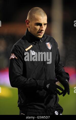 Fußball - Barclays Premier League - Fulham gegen Manchester United - Craven Cottage. Mladen Petric, Fulham Stockfoto