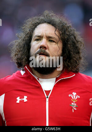 Rugby Union - RBS 6 Nations Championship 2013 - Wales / Irland - Millennium Stadium. Adam Jones aus Wales während der RBS 6 Nations Championship im Millennium Stadium, Cardiff. Stockfoto