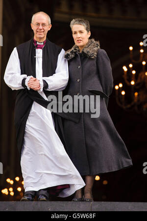 Justin Welby Erzbischof von Canterbury Stockfoto