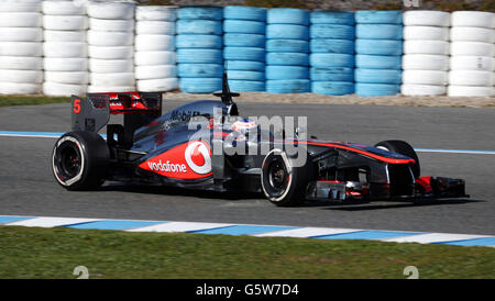 Formel 1 - Test - Circuito de Jerez Stockfoto