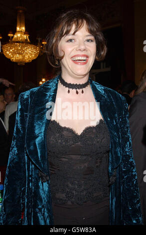 Josie Lawrence beim Aftershow-Empfang für das Charity-Galakonzert „an Enchanted Evening“ im Theatre Royal in der Drury Lane. Stockfoto