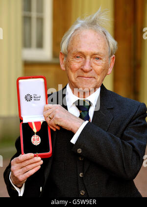 Investitur am Buckingham Palace Stockfoto