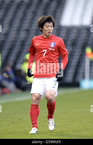 Fußball - internationale Freundschaftsspiele - Kroatien V Südkorea - Craven Cottage Stockfoto