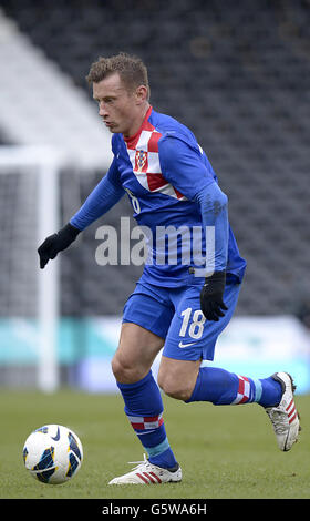 Fußball - internationale Freundschaftsspiele - Kroatien V Südkorea - Craven Cottage Stockfoto