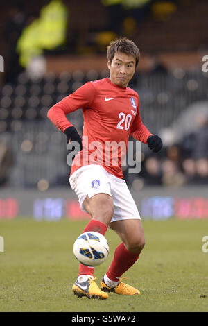 Fußball - internationale Freundschaftsspiele - Kroatien V Südkorea - Craven Cottage Stockfoto