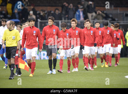 Fußball - internationale Freundschaftsspiele - Kroatien V Südkorea - Craven Cottage Stockfoto