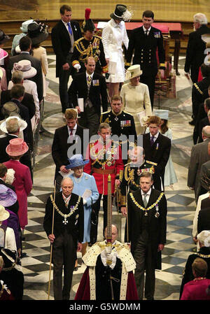 Royalty - Thronjubiläums von Königin Elisabeth II. Stockfoto