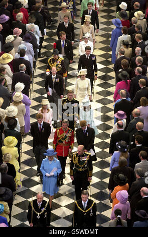 Royalty - Thronjubiläums von Königin Elisabeth II. Stockfoto