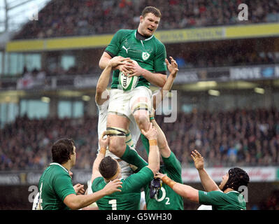 Rugby-Union - RBS 6 Nations Championship 2013 - Irland / England - Aviva Stadium Stockfoto