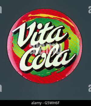 Werbung, Getränke, Coca Cola, 'Vita Cola', Aufkleber, 20th Century, Zusatzrechte-Clearences-nicht vorhanden Stockfoto